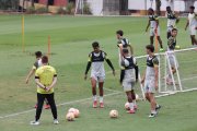 Barcelona SC cumplió una semana de prácticas en las canchas alternas del Monumental.
