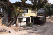 El triple crimen ocurrió dentro de esta vivienda ubicada en el distrito Nueva Prosperina.