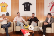 (De izq. a der.) Sttefano Dueñas, José Carlos Crespo, Esteban Dreer y Daniel Navas conforman el panel de El Jueguito.
