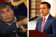 Rafael Correa le respondió con 'mijín' al presidente Noboa.