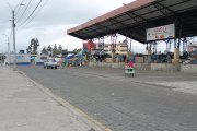 El Mercado Mayorista de Ambato trabajó a medias por el temor de los transportistas a quedar varados en carretera