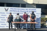 La pareja detenida en el sur de Quito.