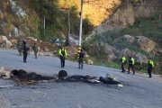 El paro nacional se intensifica en la provincia dle Azuay.