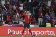 Cristiano Ronaldo marcó un doblete para Portugal en el empate ante Hungría.