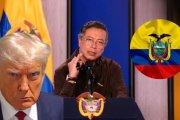 Donald Trump llamó "líder del narcotráfico" a Gustavo Petro.