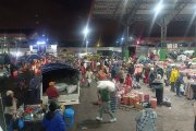 El Mercado Mayorista de Ambato se alista para recibir a los comerciantes del norte tras 31 días de paralización.