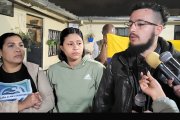 Alejandro Quintana, padre de Neil, pidió justicia  por la muerte de su primogénito dentro de una unidad educativa en el sur de Ambato.