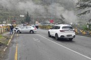 Un accidente de tránsito de registró en el sector de Guápulo, zona oriente de Quito.