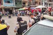 En el sitio del ataque, agentes de Criminalística recogieron cinco casquillos calibre 9 mm.