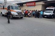 La víctima fue trasladada al hospital Padre Alberto Bufoni, de Quinindé, que fue resguardado por policías.