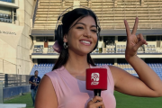 Rahab Villacrés es una reportero deportiva ecuatoriana.