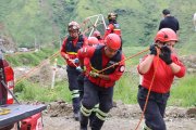Los bomberos de Imbabura rescataron a cuatro víctimas mortales en Guadual.