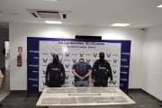 El detenido y la droga fueron presentados por la Policía Nacional.