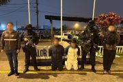 Los sospechosos fueron capturados en Santo Domingo de los Tsáchilas.