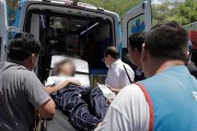 Los estudiantes fueron atendidos por ambulancias.