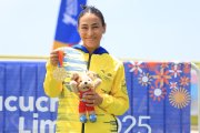La abanderada del Team Ecuador, Gaby Vargas, sumó el oro # 40.