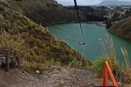Uno de los atractivos de la laguna de Yambo es el Canopy.