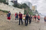 Un hombre falleció en la playa El Murciélago de Manta, la tarde de este sábado 7 de febrero