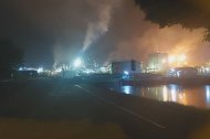 Incendio se reporta en la Refinería de Esmeraldas.