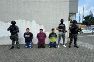 Tres de los sospechosos fueron aprehendidos en Guayaquil.