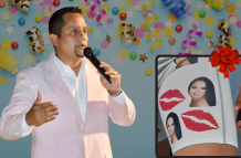 Larry Vite recibió unos calzoncillos personalizados como regalo de cumpleaños.
