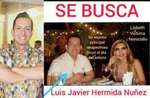 Luis Hermida Núñez es sospechoso de asesinar a su esposa Lisbeth Baquerizo.