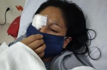 La cotopaxense Jéssica Caicedo Mullo fue atacado en octubre pasado.