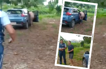 En la grabación se observa al hombre y a la mujer sin ropa.