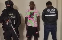 Gabriel Cortez fue detenido en su casa, en una urbanización de la vía a la costa de Guayaquil.
