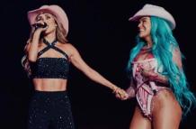 Las redes no dejan de hablar del encuentro de Karol G y Anahí