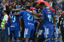 Emelec y su fiesta de clasificación a fase de grupos de Copa Sudamericana.