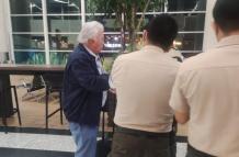 Danilo Carrera fue detenido en el aeropuerto.