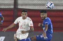 Emelec enfrentó a Huracán en Argentina.