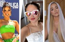 Dayanara, Mar Rendón y Andreina Bravo en Los Premios Heat, República Dominicana