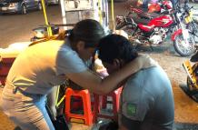 Gilber no pudo contener las lágrimas al saber que su mamá murió.