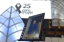 Despidieron a Fernando Villavicencio en Quito.