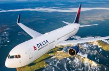 Un avión de Delta Airlines, escenario de una incómoda experiencia.