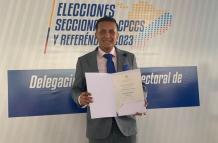 Bolívar Vera fue elegido para concejal del período 2023-2027.