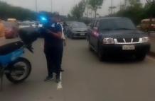 Un adulto mayor fue atropellado en la avenida Narcisa de Jesús.