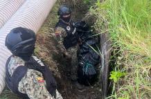 Droga incautada en el Golfo de Guayaquil