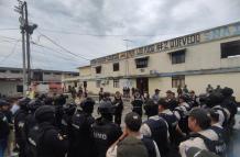 La Policía coordinó la toma de control del centro carcelario.
