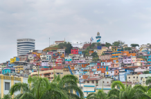 Así luce Guayaquil en un día nublado. ¿Cuál es el clima para hoy?
