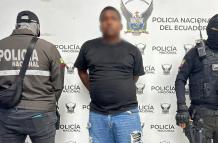 Alias Pulpín fue capturado en Esmeraldas.
