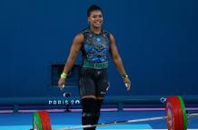 Angie Palacios se quedó con el bronce en el levantamiento de pesas 71 kg en París 2024