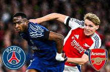 Arsenal vs. PSG, Willian Pacho, Champions League, elogios, prensa Francia, semifinales