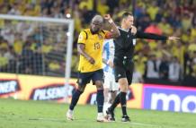 El festejo de Enner Valencia que hizo vibrar contra los campeones del mundo.