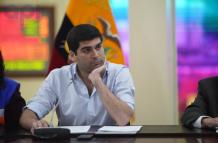 Otto Sonnenholzner renunció al cargo de vicepresidente de Ecuador.