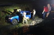 Los cuerpos de Denisse Gamboa y su madre Doris Labre quedaron  dentro de este vehículo.