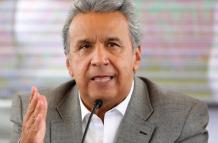 Lenín Moreno, presidente de Ecuador.