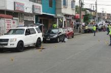 Balacera en la Juan Montalvo, norte de Guayaquil.